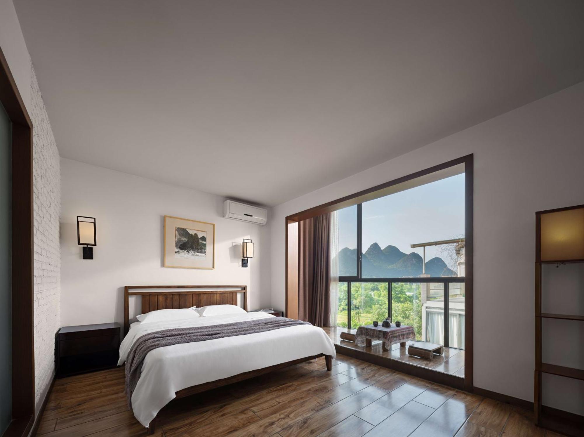 Serene Vale Inn Guilin-Free One Way Pick Up Service To High-Speed Railway Station For 2 Nights Exteriör bild